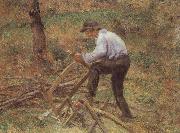Camille Pissarro The Woodcutter Spain oil painting artist
